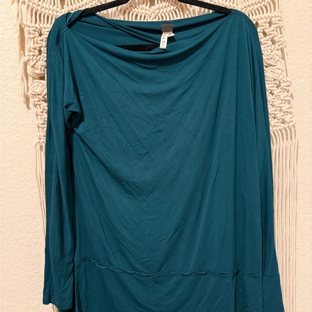 We The Free Teal Long Sleeve Top‎ – Women’s Medium, Boho Casual, Relaxed Fit